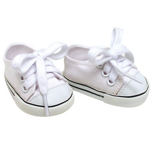 White canvas clearance baby shoes