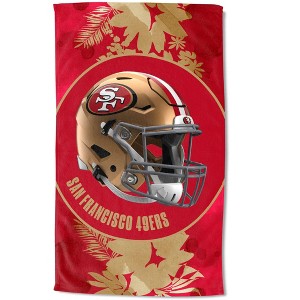 NFL Coin Toss Oversized Beach Towel - 1 of 4