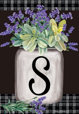 Briarwood Lane Classic Monogram Letter W Garden Flag