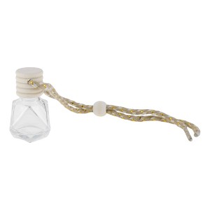 Unique Bargains Elegant Perfume Bottle for Bathroom 0.2oz Clear 1 Pc - 1 of 4
