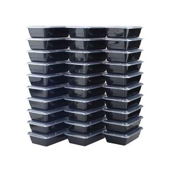 Reli. Meal Prep Containers 30 oz. 50 Pack 2 Compartment Food Containers  Tab2