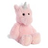 Aurora Small Unicorn Cuddly Friends Playful Stuffed Animal Pink 8" - 2 of 2