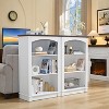 Bookcase and Kids Bookshelf, Storage Cabinet with Wooden Cube Storage Organizer, Modern Book Shelf for Bedroom Furniture - 4 of 4