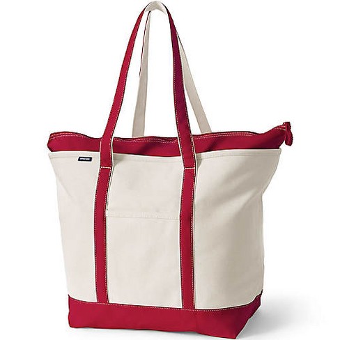 Extra large canvas bag with zipper sale