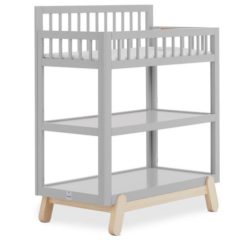 Dream On Me Hygge Changing Table In Pebble Grey Vintage Target