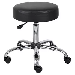 Medical Stool Black - Boss Office Products