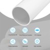 Unique Bargains High Impact Water Plumb Cable Sleeve PVC Rigid Round Pipes 20" Length - 3 of 4