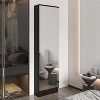 VYNXARIA Ruan XL Shoe Rack - Spacious Storage with Mirror and Five Shelves - 3 of 4
