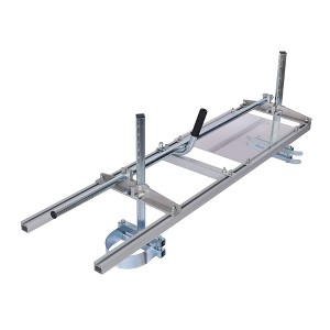 Portable Chainsaw Mill Steel and Aluminum Planking Milling Bar Size 14 Inches to 48 Inches Adjustable Sawmill for Homeowners, Woodworkers Silver - 1 of 4
