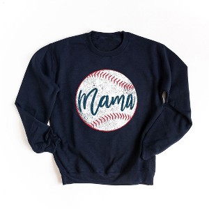 Simply Sage Market Women's Graphic Sweatshirt Mama Baseball - 1 of 2
