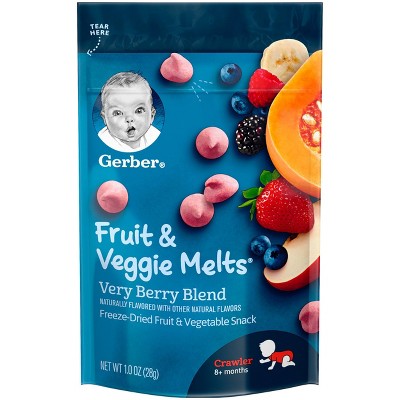 Photo 1 of 2 PACK--Gerber Fruit  Veggie Melts Very Berry Blend Freeze-Dried Snack - 1oz- BEST BY- 03/05/2024