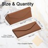 Unique Bargains Triangle Magnetic Foldable Glasses Case 1 Pc - 2 of 4