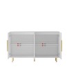 GDFStudio Sharon Modern 56.7" Sideboard with Adjustable Shelves and Metal Legs - 4 of 4