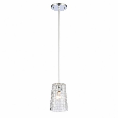 Elk Home Lightweave 1 - Light Pendant in  Polished Nickel