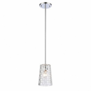 Elk Home Lightweave 1 - Light Pendant in  Polished Nickel - 1 of 4