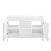 Modway Render 47" MDF and Particleboard Bathroom Vanity Cabinet in White - 4 of 4