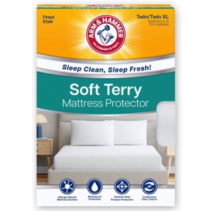 Arm & Hammer Soft Terry Mattress Protector - 1 of 4