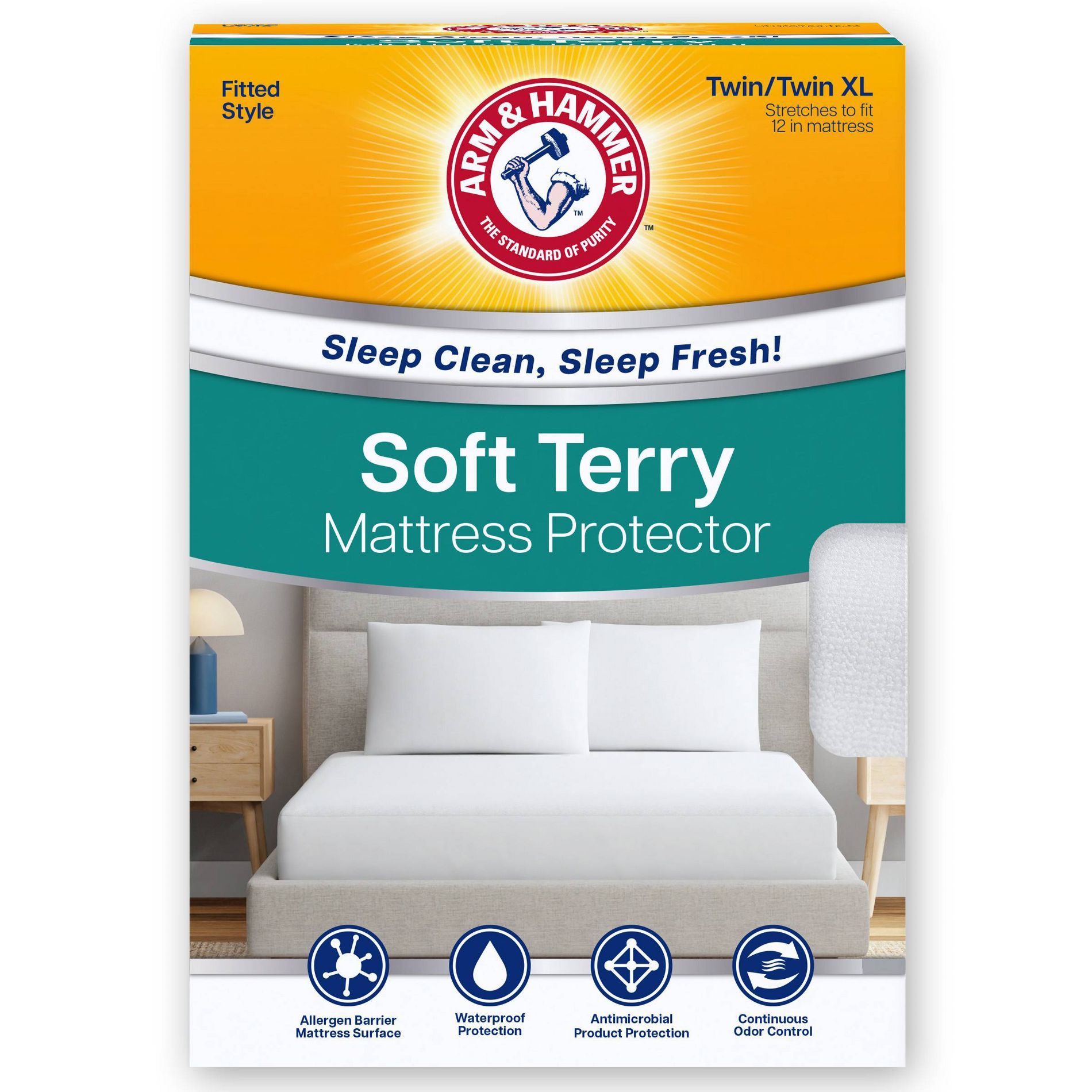Arm & Hammer Soft Terry Mattress Protector