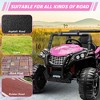 12V Kids Ride on Car, Electric Off-Road UTV Truck with Forward and Reverse Functions, Double Open Doors, Safety Belt, Horn, for Kids - 2 of 4