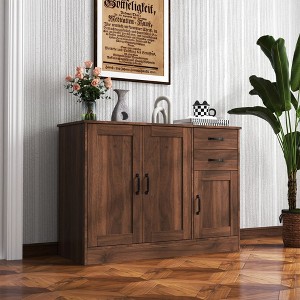 CAVINAS Sideboard Cabinet with 2 Doors and 1 Dining Cabinet,Buffet Cabinet with 2 Drawers,Dining Cabinet for Living Room - 1 of 4