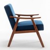 NicBex Accent Chair Modern Living Room Chair with Solid Wood Frame Lounge Chair for Bedroom, Reading Room - 3 of 4