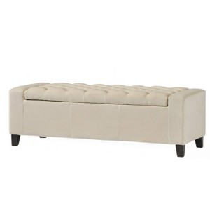 Hikaru Storage Ottoman - Christopher Knight Home - 1 of 4