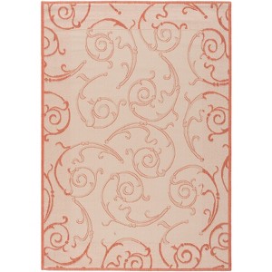 Courtyard CY2665 UV & Stain Resistant Non-Shedding Power Loomed Indoor/Outdoor Rugs - Safavieh - 1 of 4