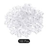 Unique Bargains Plastic Reusable Easy to Recognize Clothes Hanger Sizer Marker Garment Color Coding Clear 100 Pcs - 3 of 4