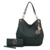 MKF Collection Ashley Vegan Leather Women’s Hobo Shoulder Bag with Wristlet Wallet by Mia K - 2 of 4