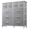 Fabric Dresser 10 Drawers, Storage Tower with Fabric Bins - 2 of 4