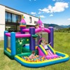 Infans Inflatable Unicorn-themed Bounce House 6-in-1 Kids Bounce Castle W/ 735W Blower - 4 of 4