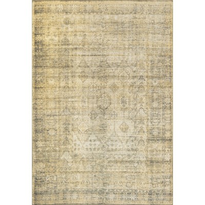 Nuloom Chana Trellis 5x8 Machine Washable Indoor Area Rug for Living Room Bedroom Dining Room Kitchen, Beige/Ivory