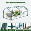 Mini Greenhouse for Outdoor,Portable Greenhouse  Outdoor Garden w/ Roll-up Zipper Door,Waterproof & UV Protected Green House for Garden Patio Backyard - 3 of 4