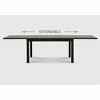 NicBex Dining Table 35"- 71" Aluminum Patio Extendable Gray Dining Room Table for Dining Room - 2 of 4