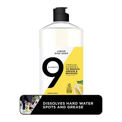 9 Elements Liquid Dish - Lemon - 16 fl oz