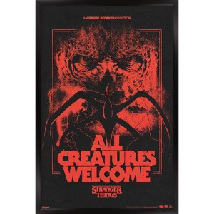 Trends International Netflix Stranger Things: Season 5 (2025) - All Creatures Welcome Framed Wall Poster Prints - 1 of 4