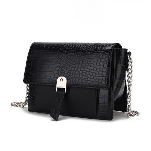 MKF Collection Hope Crocodile Embossed Women’s Shoulder Bag by Mia K - 1 of 4