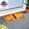 28" x 16" Monogram Coir Mat, Letter  "I" - 4 of 4