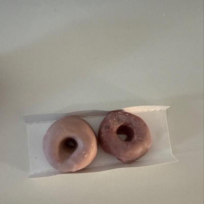 Drumroll Snacks Strawberry Glazed Mini Donuts 3-Pack - 2.6oz : Target