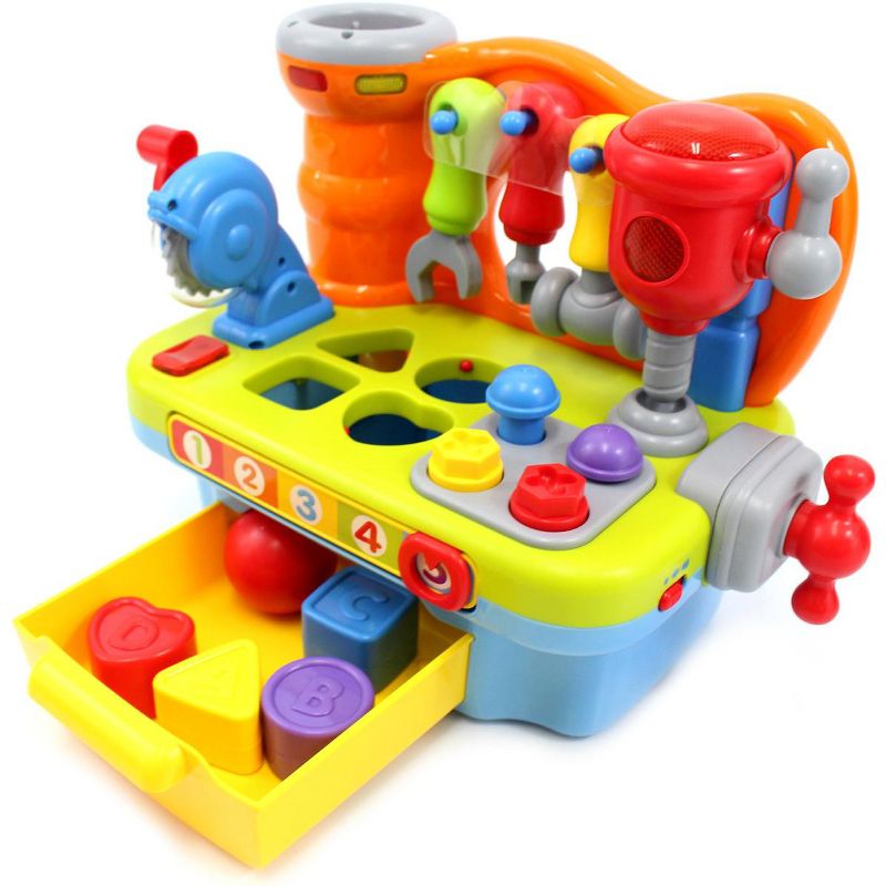 Link Ready! Set! Play! Little Engineer Multifunctional Musical Learning Tool Workbench For Kids, 2 of 6