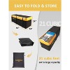 15&21 Cubic Foot Waterproof Roof Bag, Universal Fit for All Vehicles, Includes Anti-Slip Mat, Storage Pouch & Door Hooks - 4 of 4