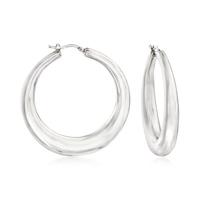 Ross-Simons Italian Sterling Silver Hoop Earrings