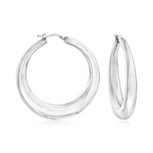 Ross-Simons Italian Sterling Silver Hoop Earrings - 1 of 4