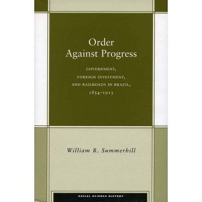 Order Against Progress - (Social Science History) by  William R Summerhill (Hardcover)