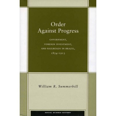 Order Against Progress - (Social Science History) by  William R Summerhill (Hardcover)