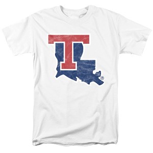 Men's Louisiana Tech University Official Distressed Primary T-Shirt - 1 of 4