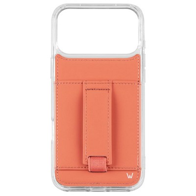 Walli Cases Coral Crush Phone Case with Wallet and Finger Strap
