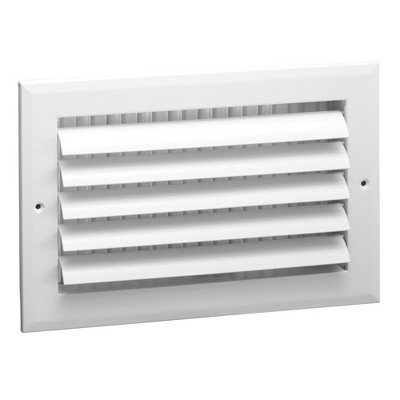 Hart & Cooley 10"x10" Aluminum Curved Blade Register Multi-Shutter Damper, 4-Way