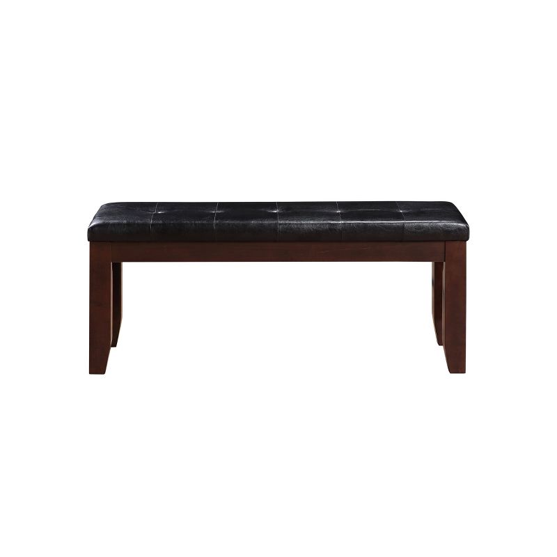 Urbana Bench Wood/Cherry/Black - Acme Furniture, 5 of 6