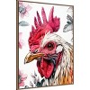 Amanti Art Red Rooster by Justyna Jaszke Framed Canvas Wall Art - 2 of 4